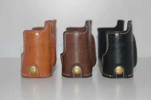 Camera Bag Case Voor Leica CL PU Leer Half Body Set Cover Met Batterij Opening, Gratis Verzending