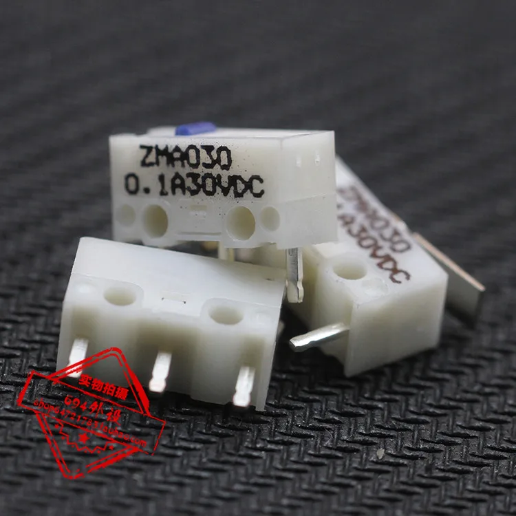 10pcs/pack original mad in US C&K mouse micro switch ZMA030 with iron 0.1A 30V DC light strength and high life