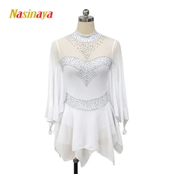 Nasinaya Figure Skating Dress Customized Competition Ice Skating Skirt for Girl Women Kids Patinaje Gymnastics Performance 328