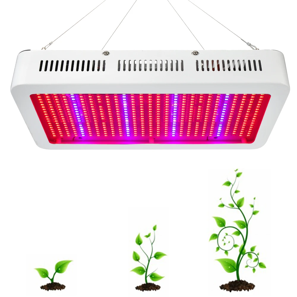 실내 수경재배 식물 램프, 600W LED 성장 조명, 전체 스펙트럼 식물 성장 램프, 꽃 채소 재배 텐트 온실