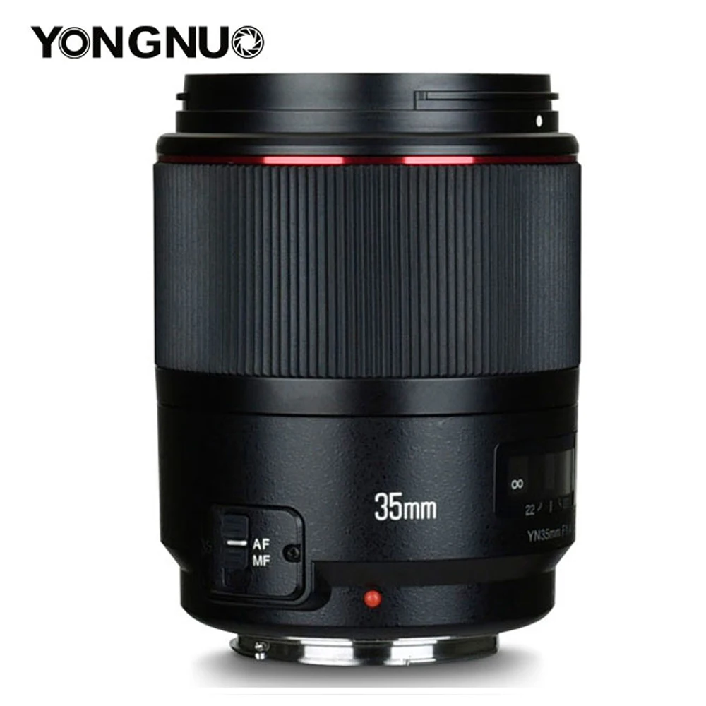 YONGNUO YN35mm F1.4 Wide-Angle Prime Full Frame AF MF Lens for Canon 6D 5D MARK IV 6D MARK II T6 750D 70D 7D 80D 650D Camera