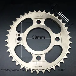 CBF CG CM CBT125/150 36-38-40-42-43-45-48-53T  Motorcycle sprocket/  motorcycle sprocket/Engine Sprocket  Teeth/Motorcycle Dirt