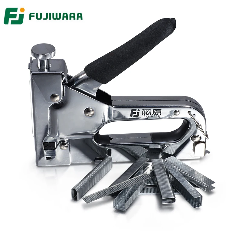 FUJIWARA Three-use Manual Nail Gun Straight /U-type /Door-shape Nails