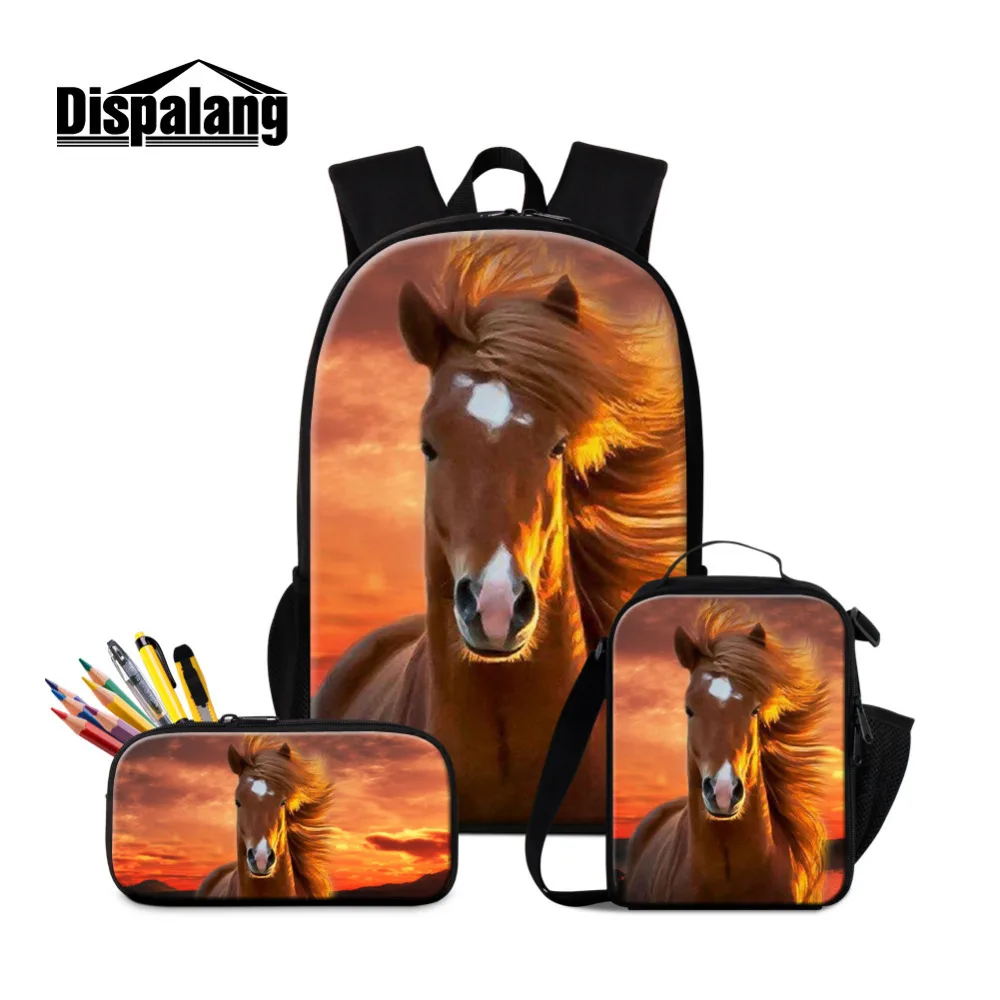 3Pcs Set Mens Backpacks with Pencil Bag Cooler Bag Children Basketball Print School Bag For Teenager Student Schoolbag Moclila