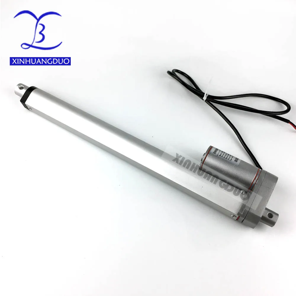 12V 24V 400mm/16inch stroke 900N /198LBS micro linear actuator electric linear actuator TV lift high speed linear actuator