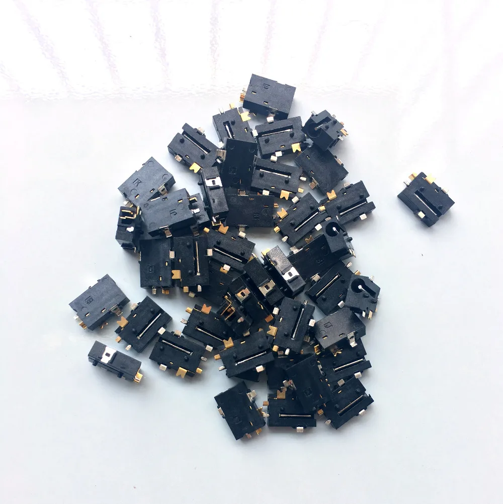 20PCS 0.7mm pin SMD SMT 2.5mm X 0.65mm DC socket 0.7mm pin for Tablets Power Charger Plug