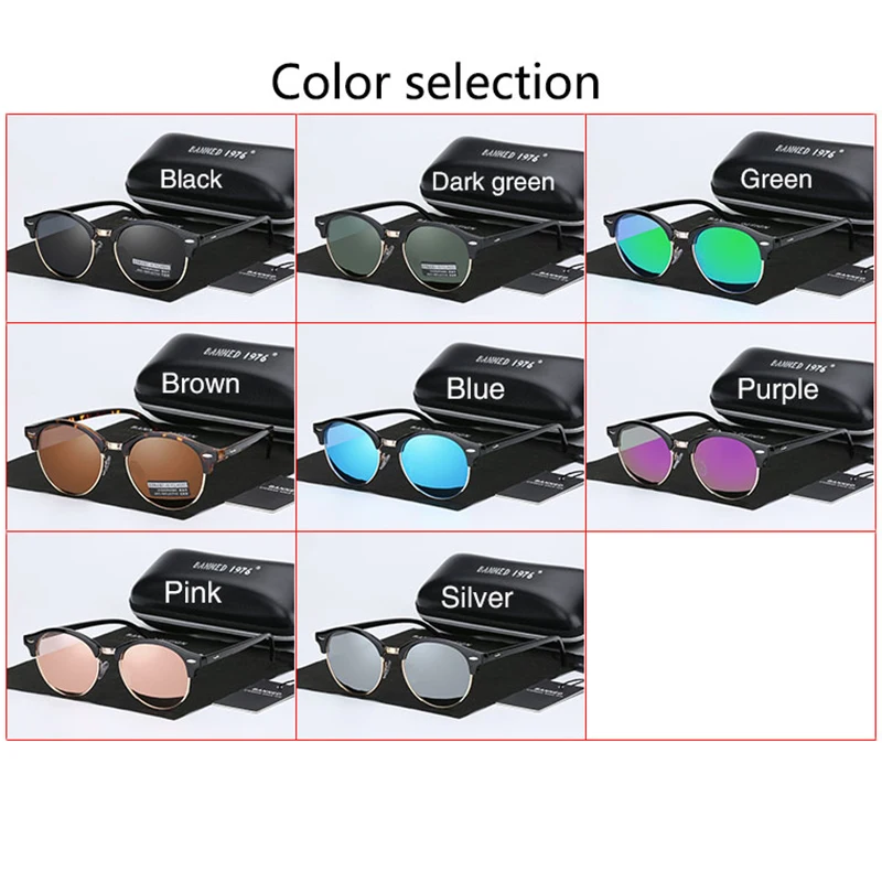 2020 HD Polarized Sunglasses Men Women Driving Brand Cool UV400 Fashion New Sun Glasses Hot Sell Shades Feminin Oculos De Sol