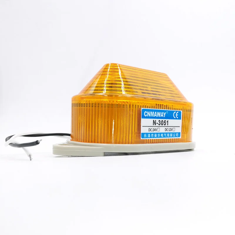 N-3051 luz indicadora strobe sinal luz de advertência lâmpada pequena piscando luz alarme segurança 12v 24v 220v led ip44