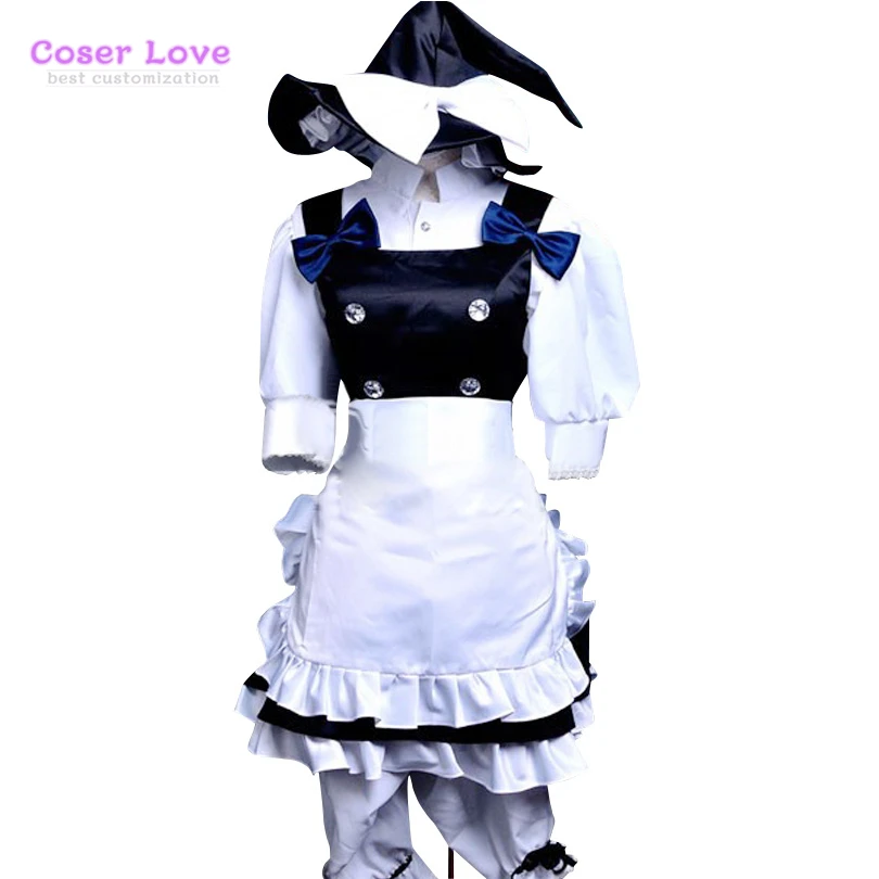 

Touhou Project Scarlet Weather Rhapsody Kirisame Marisa izayoi sakuya Cosplay costume Carnival Halloween Christmas Costume