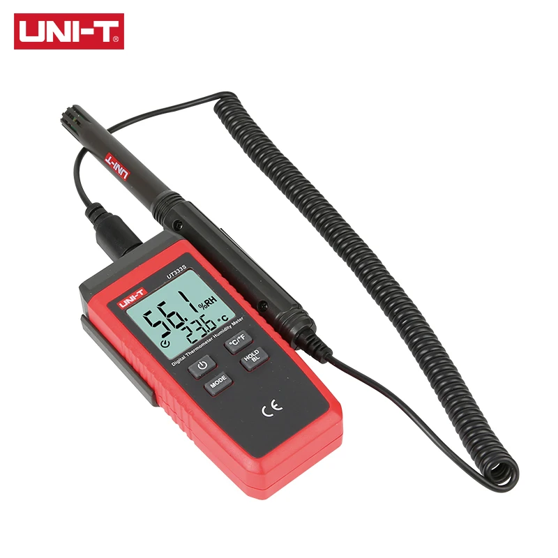 UNI-T UT333S Mini Temperature Humidity Meter Outdoor Hygrometer Overload Indication LCD Digital Thermo-Hygrometer