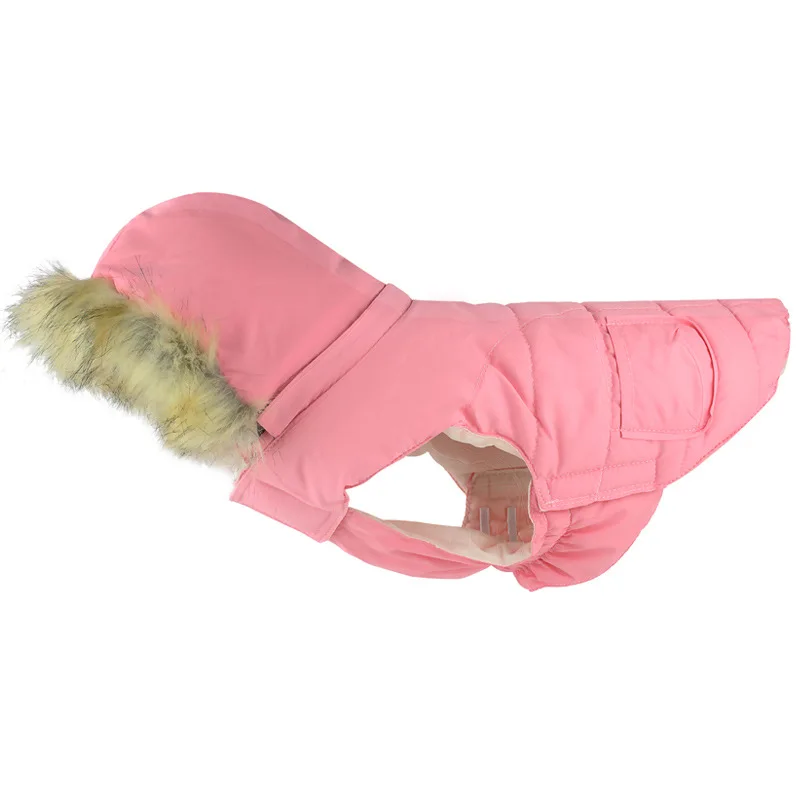 

Warm Dog Coat Cap Removable Dog Clothes For Small Medium Dogs Pets Clothing Puppy Chihuahua Pitbull Jacket Winter Pet Clothes