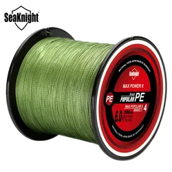 SeaKnight TriPoseidon 300M  PE Fishing Line 4 Strands Braided  8-80LB Multifilament Smooth Fishing Line
