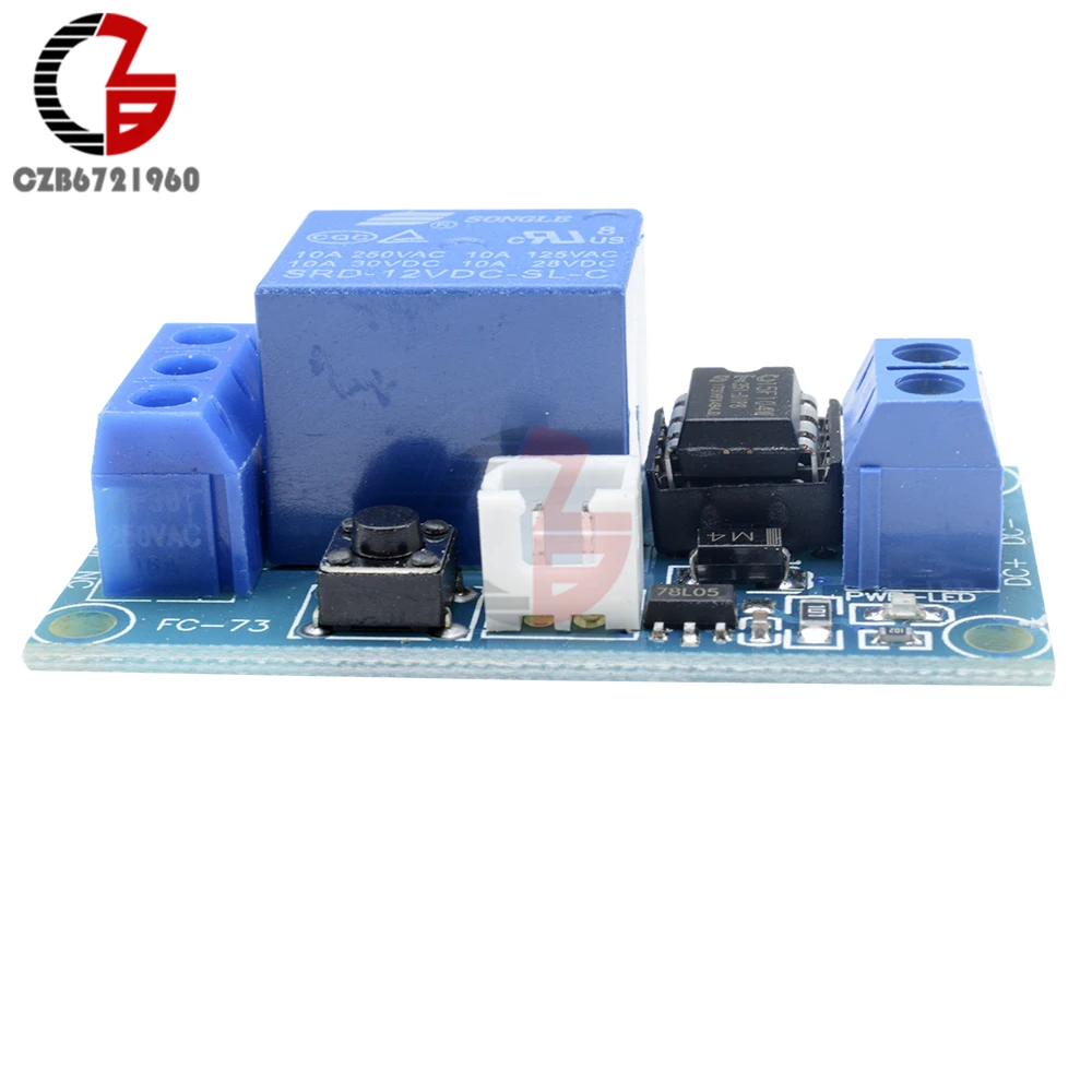 DC 12V 1 Channel Latching Relay Module with Touch Bistable Switch MCU Control UK