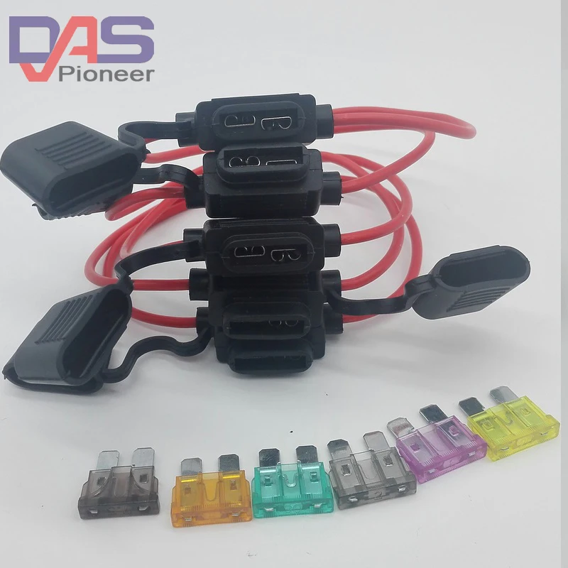 

5PCS/lot Auto fuse car In-Line waterproof Medium automotive fuse holder