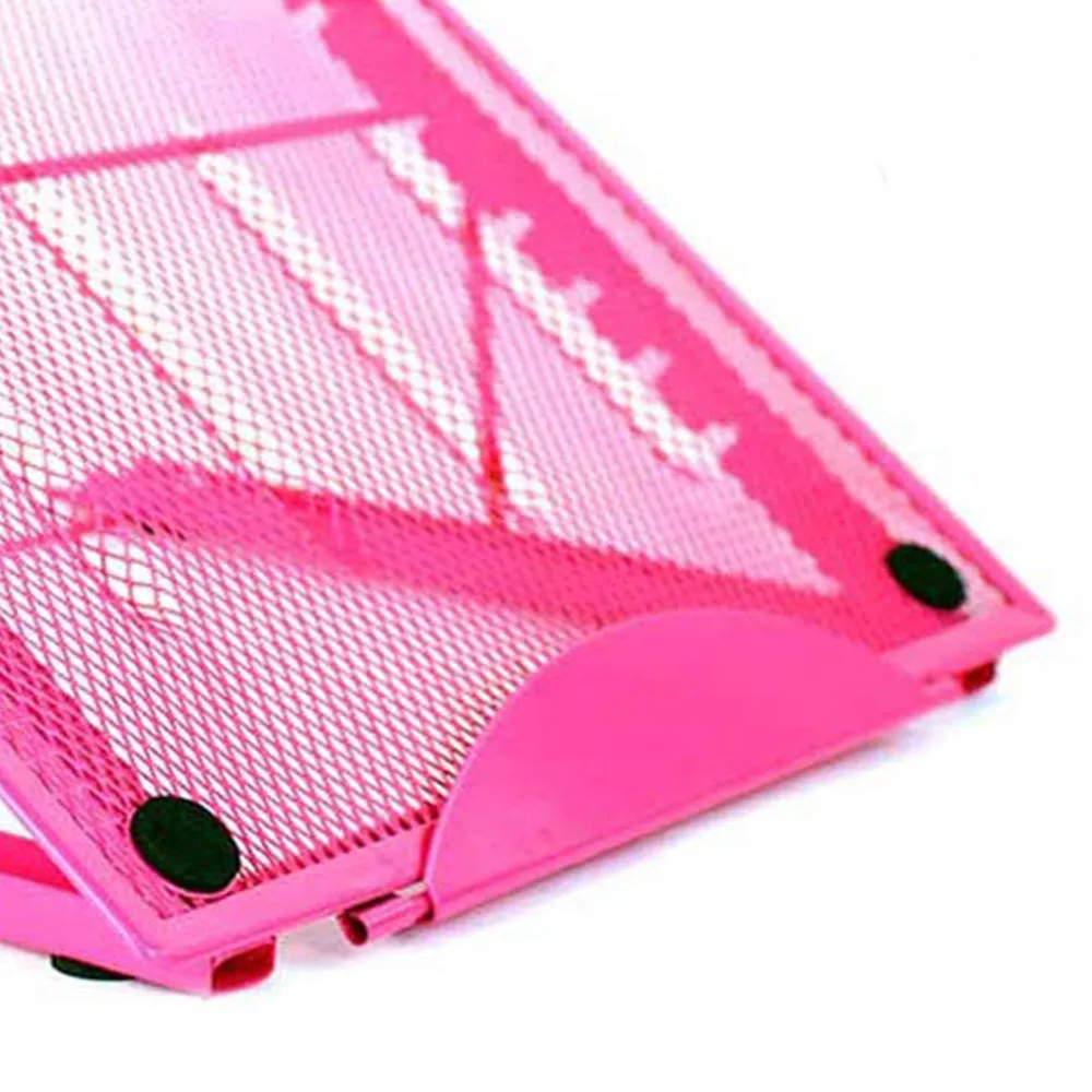 Hot Pink Ventilated Adjustable Light Pad Metal Mesh Stand For XP-Pen Artist Drawing Monitor Huion A2 A3 LED Tracing Light Board