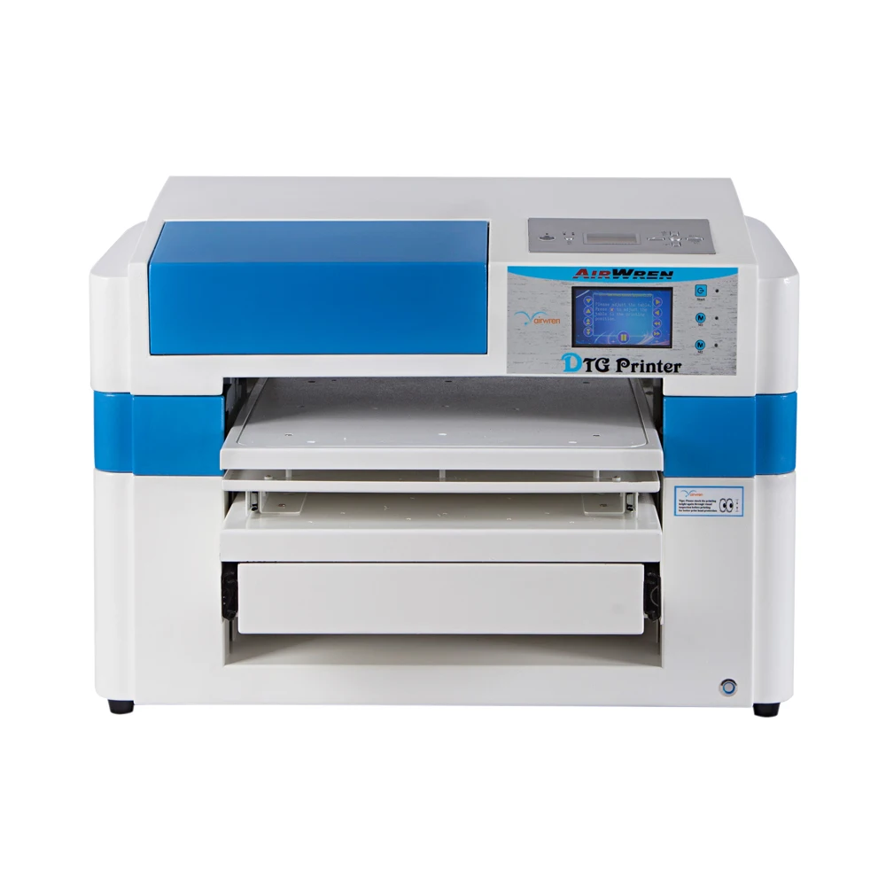 Print Precision Haiwn-T600 China DTG Printer Automatic T-shirt Printing Machine Flatbed Printer with RIP Software