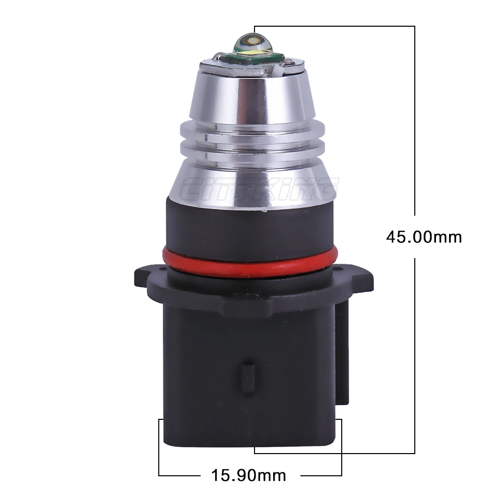 2PCS  High Quality P13W LED 10W Car Fog Interior Light Driving Running T6 Bulb LED H7 1156 T20 T15 Auto 12V Parking Signal Lamp