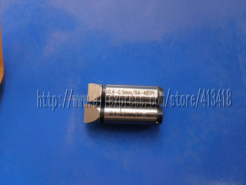 Metric measuring head 0.4-0.5 for  Digital Screw Thread Micrometers.V-shaped and knife-edged anvils