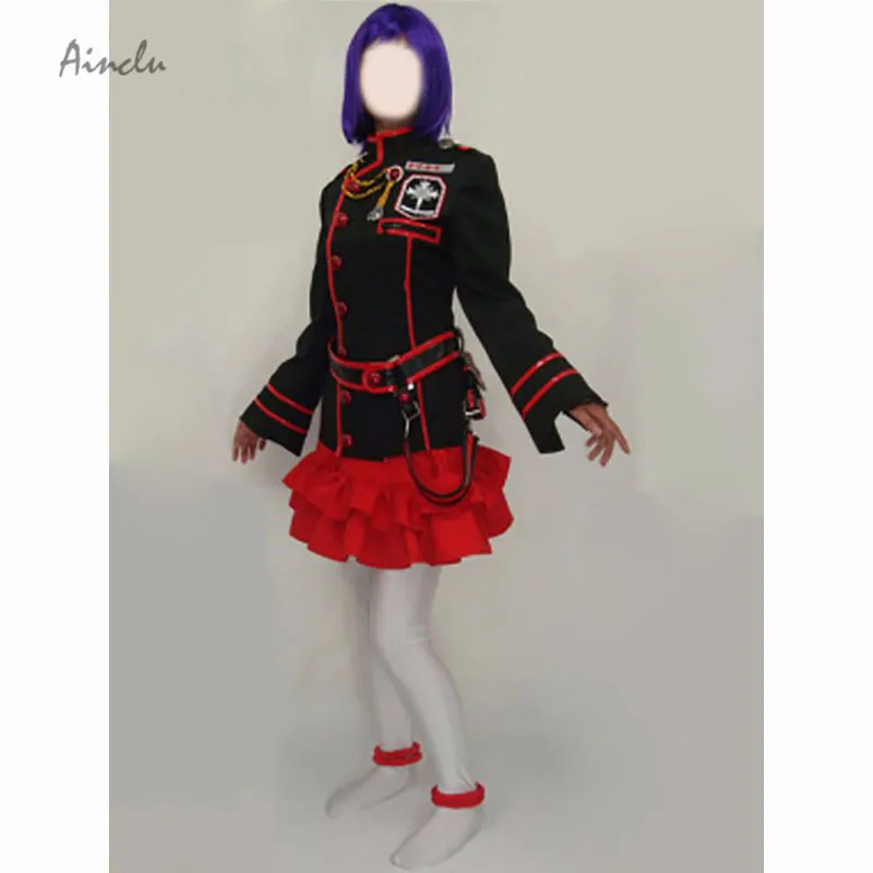 Ainclu Customize for adults Free Shipping D.Gray man Lenalee Lee Halloween Cosplay Costume Men and Adult Costume For Christmas