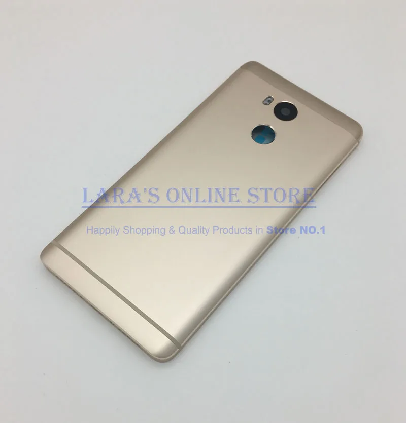 Original for Xiaomi Redmi 4 Pro Battery Door Cover Housing  Redmi 4 Prime Back Cover W / Power Volume Buttons + Camera Lens