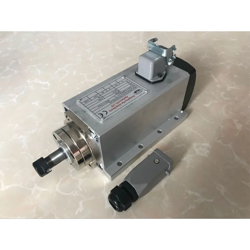3KW 220V ER20 공냉식 스핀들 모터 4 베어링 + 3KW VFD 인버터 + 조각기 용 ER20 콜렛 13 피스