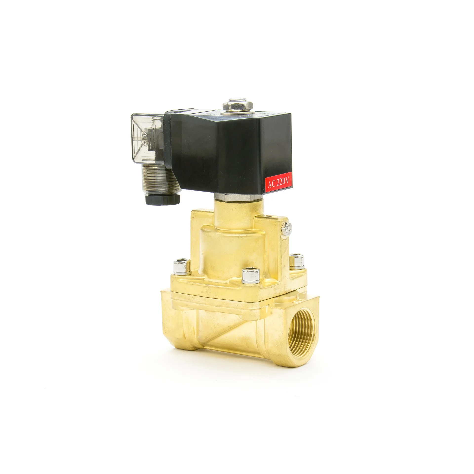 PZ Series PZ-10/15/20/25/35/40/50 Normally Close BSP Thread D16011 Coil 2 Way Brass Water High Temperature Solenoid Valve