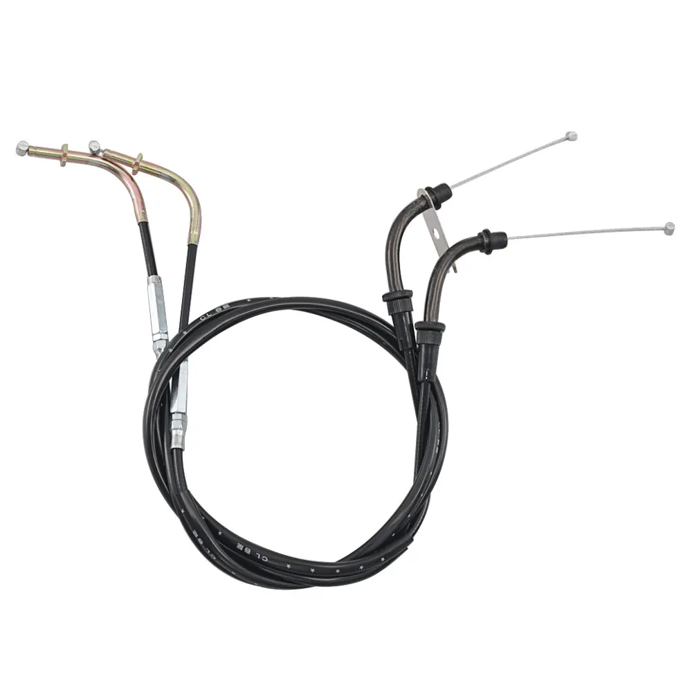 New Black Throttle Cable Lines Black Steel Wires Motorcycle Fit For Kawasaki VULCAN 900 VN900 CLASSIC/LT 2006-2018