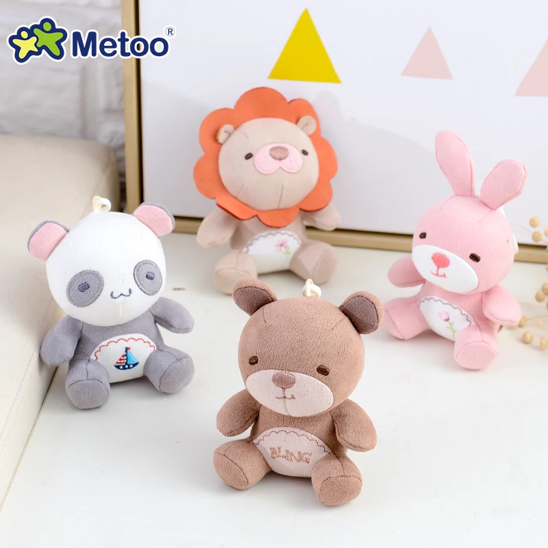 Metoo Doll Lion panda rabbit bear Stuffed Toys Plush Animals Soft Baby Kids Toys for Children Girls  Kawaii little dolls