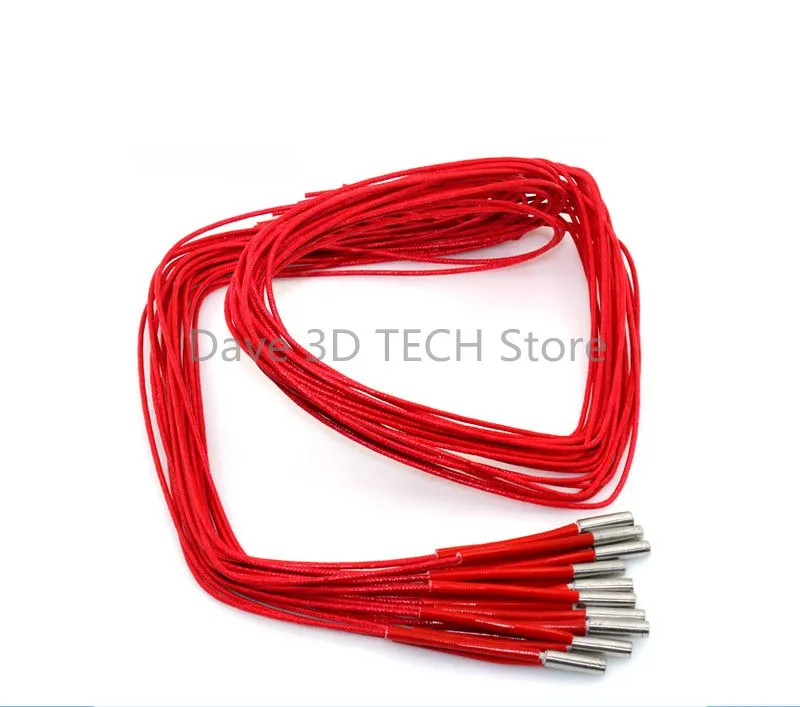 3D Printer Makerb/Reprap/Mendel Heating Tube Reprap 12V 40W Ceramic Cartridge Heater for HotEnd J-Head 6*20mm 12V40W