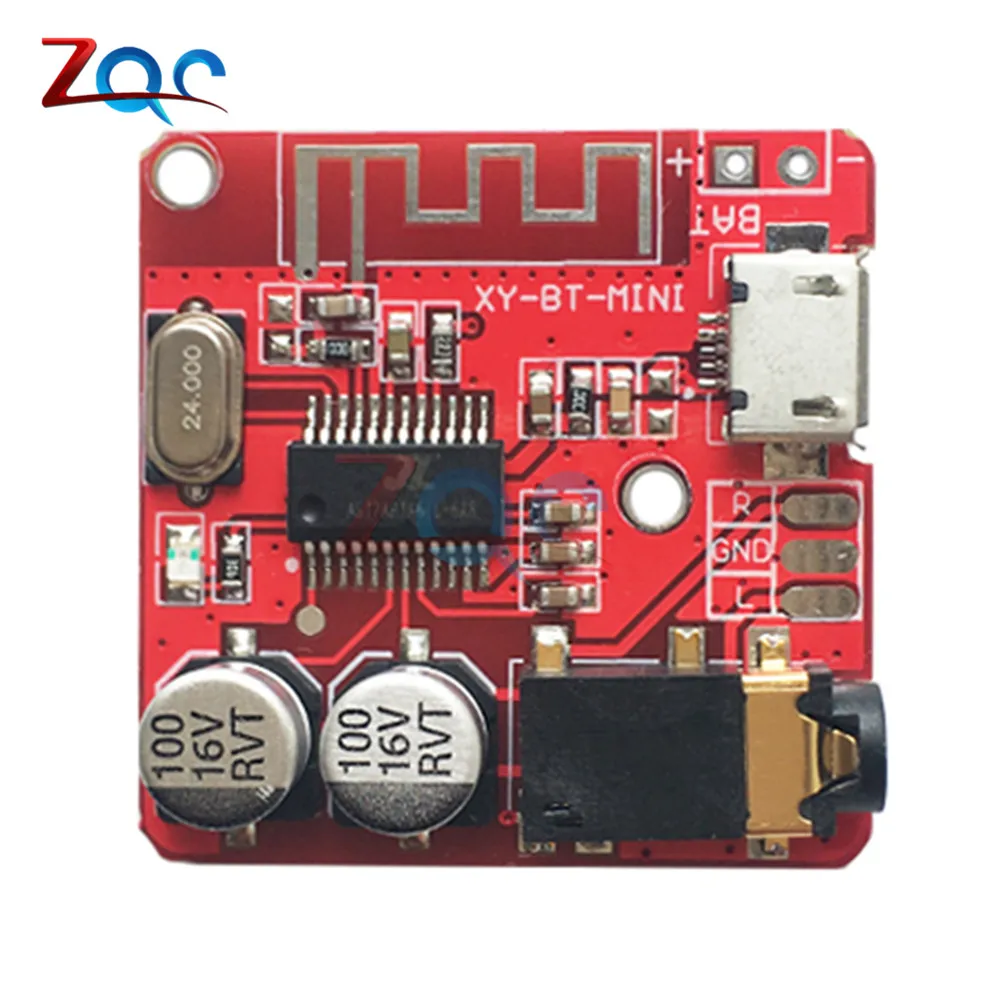 XY-BT-Mini Bluetooth 4.1 MP3 Lossless Decoder Board Bluetooth Speaker Amplifier Board Circuit Board Module for Car Mobilephone