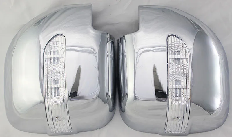 

door mirror covers with led ABS Chrome plated FOR Mitsubishi 20012003 2005 2007 Pajero V73 mirror cover