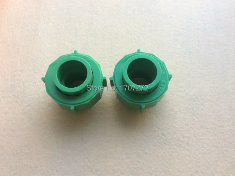 Free Shipping Green Enviromental-friendly Butt Fusion PPR New style Unions DN32 Fitting Connector for water pipe