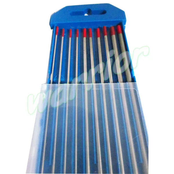 10pcs WT20 2% Thoriated Tungsten Electrode Kit 1.6mm 2.4mm 3.2mm/175mm 1/16