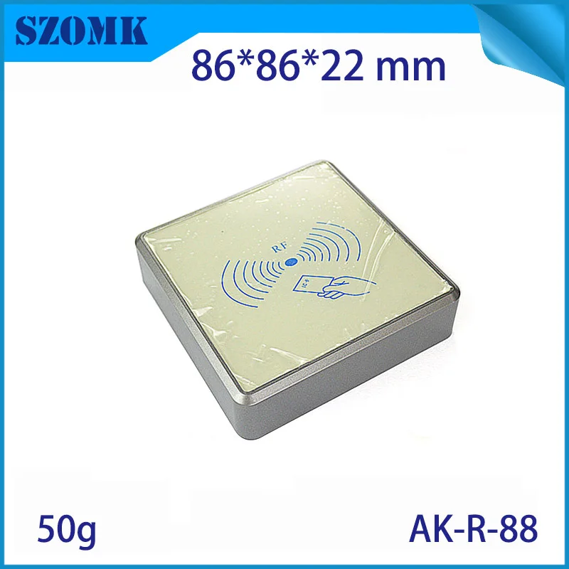 10Pcs 86*86*22mm szomk plastic reader enclosure project box alarm access plastic housing sensor project box