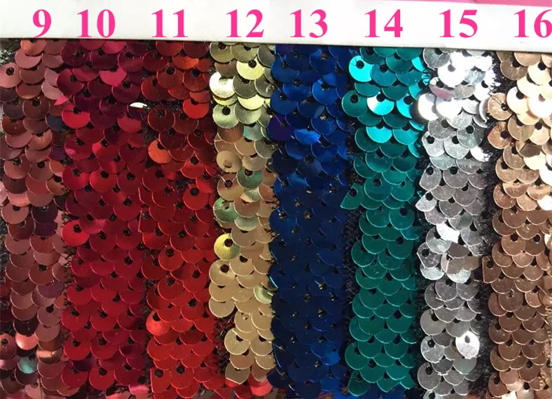 130cm wide Sequined Fabric, 31 colors available, XERY-JHC160906A