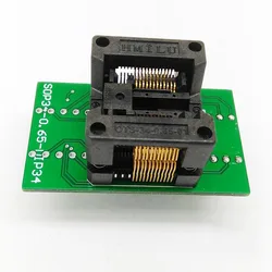 SSOP24 TSSOP24 IC toma de prueba ots24(34)-0,65-01 toma de programación IC tamaño del cuerpo 5,3-5,7mm adaptador ZIF disponible al por mayor