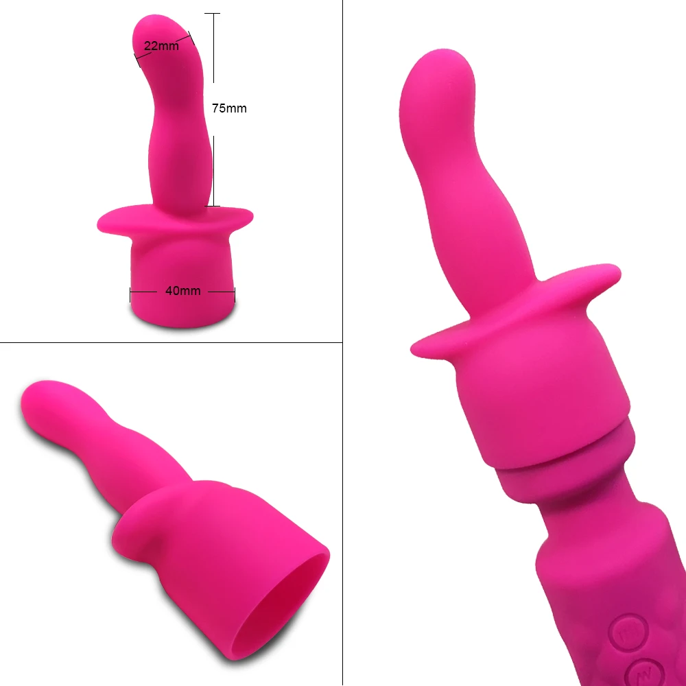 Vibrators Accessory Caps Headgear Hat Extension for Wand Vibrator Sex Toys for Woman Clitoris Stimulator Adult Sex Toy