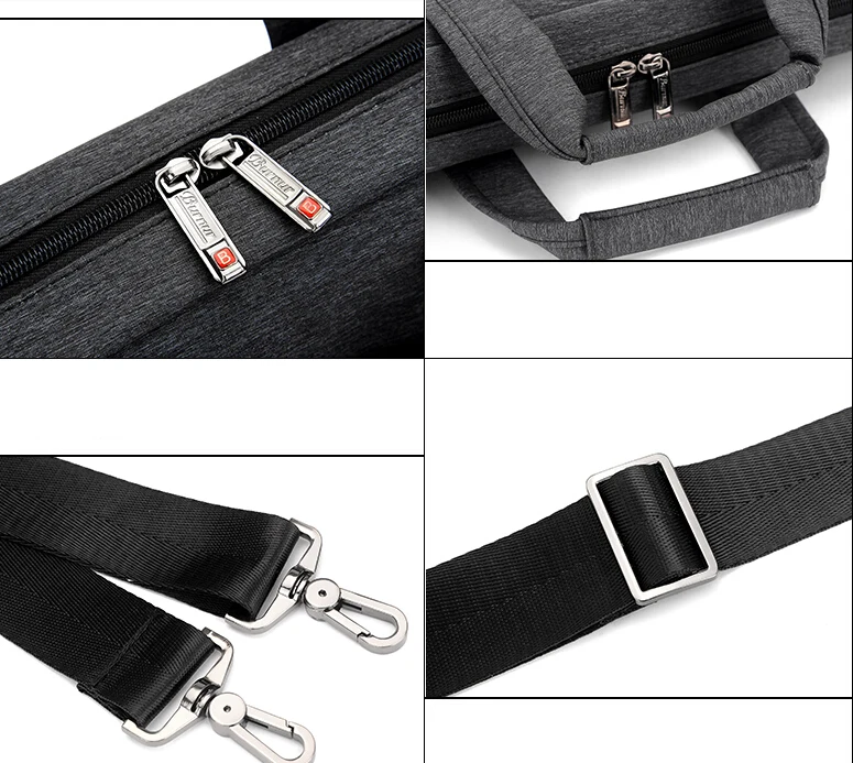 Imagem -02 - Polegada Impermeável à Prova Dágua à Prova de Choque Anti Colisão de Ombro Bolsa de para Laptop Bolsa do Computador Bolsa de Notebook Adequado para Homens e Mulheres Aluno Aluna 12 13 133 14 15 154 156 17 173