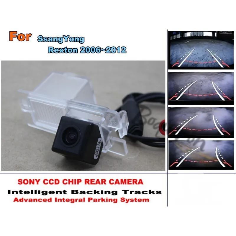 Advance Japan imports HD CCD Backing Tracks Chip For SsangYong Rexton Y300 2006 ~ 2012 ackup Rearview Camera / High Quality