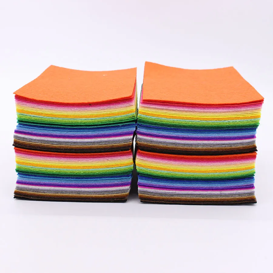 160Pcs 1mm Hard Felt,Felt In Vivid Colors,Needlework,Sewing Handmade,Fieltro,Feltro,Size A6