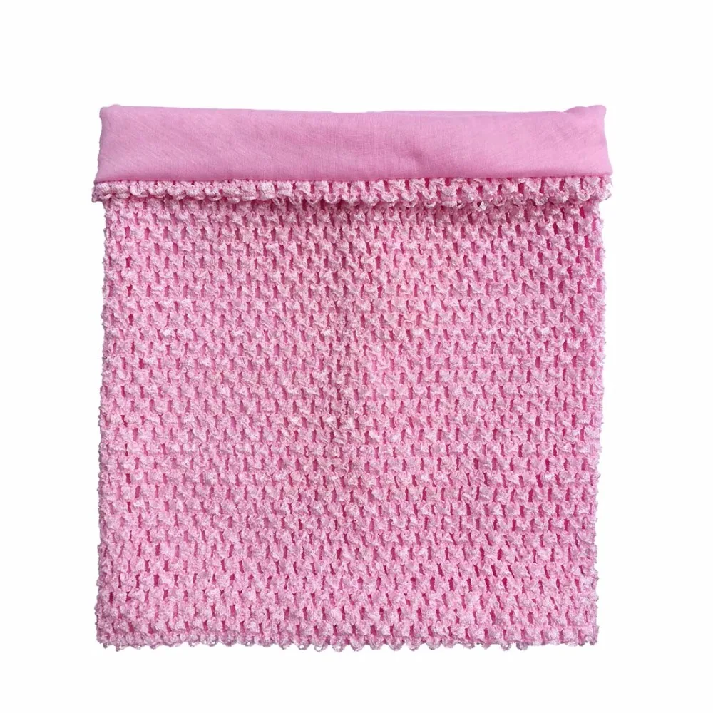 Top de tubo de ganchillo forrado para niñas pequeñas, Tops de tutú de ganchillo para niñas pequeñas de 7 a 10 años, 10x12 pulgadas