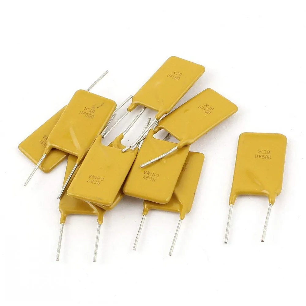 PolySwitch Selbstrückstellbare Sicherung PPTC RUEF 30V 0,9A 1,1A 1,35A 1,6A 1,85A 2A 2,5A 3A 4A 5A 6A 7A 8A 9A 100 Stück – Detail 7
