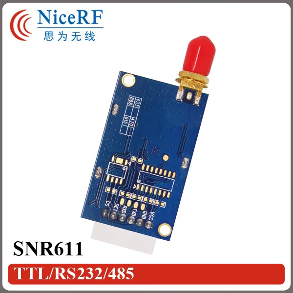 2pcs/pack 915MHz RS485 Port 100mW 1400m Long Distance Range Wireless RF Module SNR611 Use for Security systems