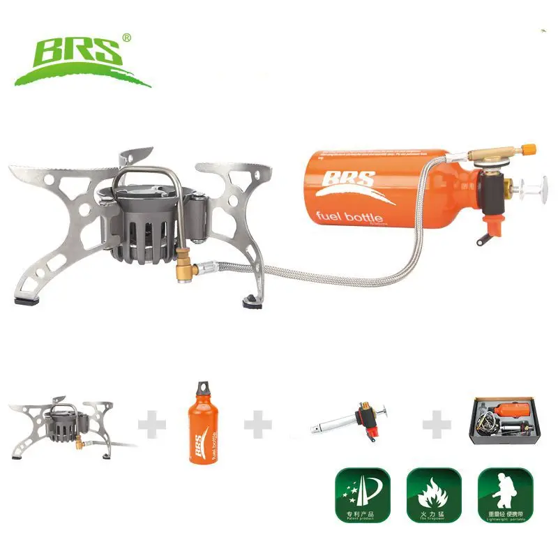 BRS Portable Oil/Gas Multi-Use Stove Camping Stove Picnic Gas Stove Cooking Stove BRS-8 (Without Gas Tank)