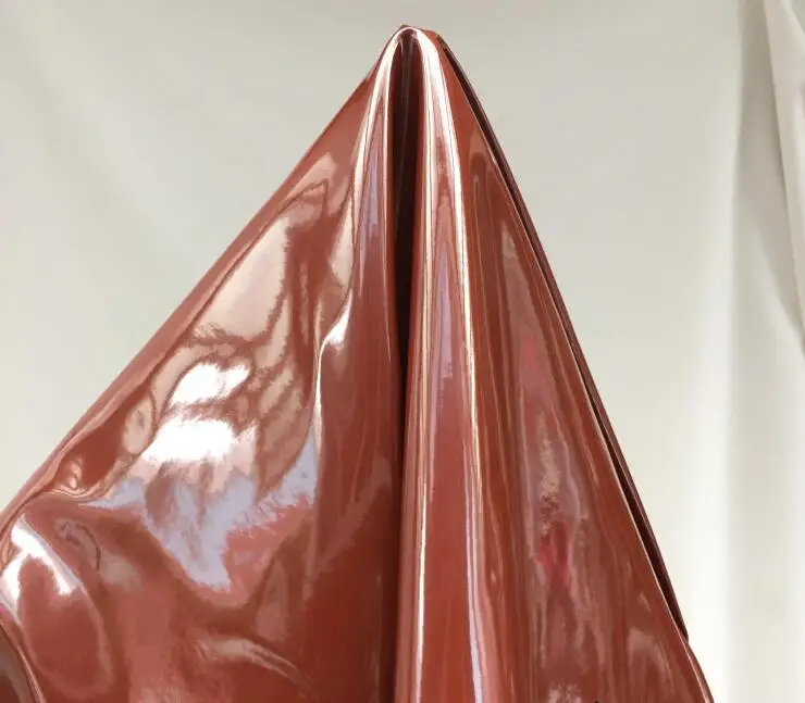 High Elastic PU Leather Fabric, Bright Light, Mirror Knitting Leather Fabric, Sofa Handbag