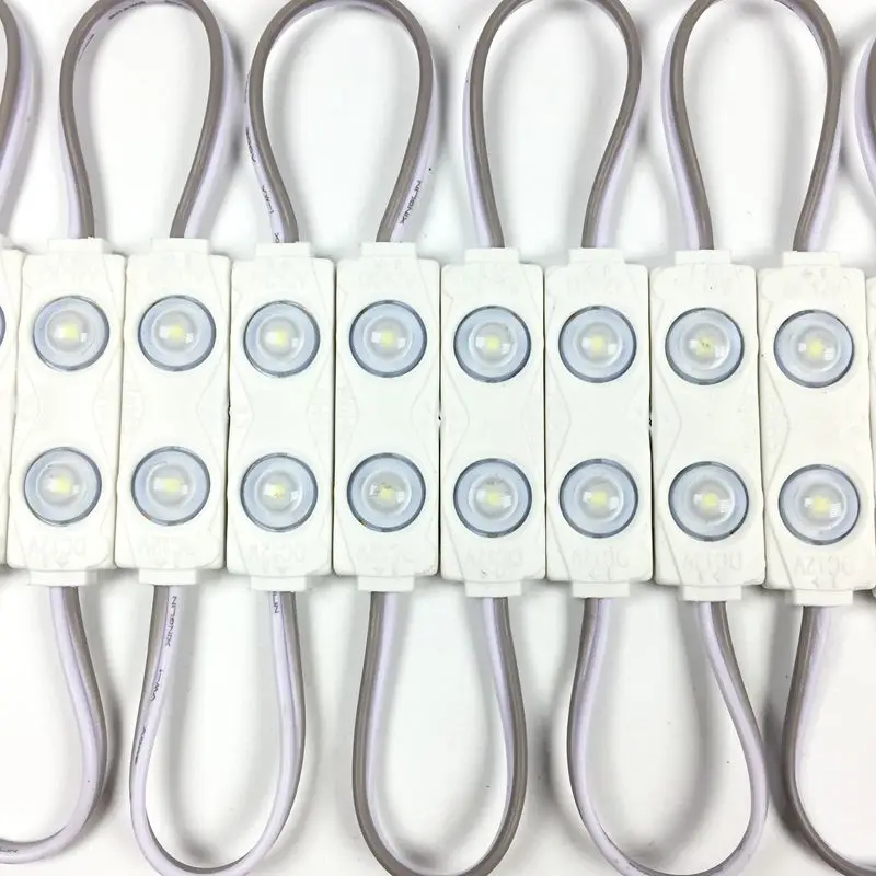 20pcs DC 12V 1.2W 2835 SMD 2 Injection LED Module Cool White Waterproof IP 65 LED Module for Backlight Sign