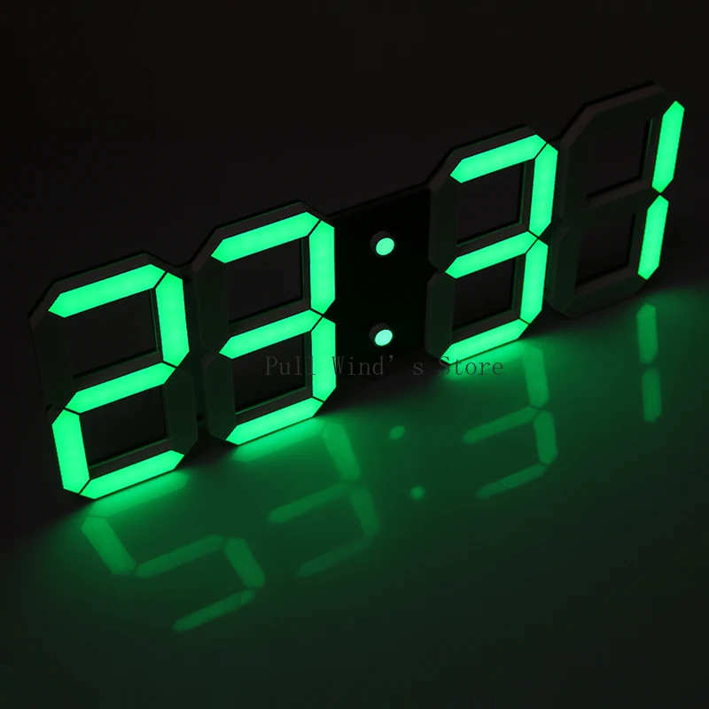 Super large size digital electronic wall clock Modern fashion LED electronic clock Living Room usb clocks