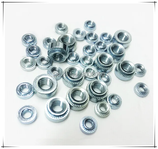 S-M2.5-0/S-M2.5-1/S-M2.5-2 Metric PEM Zinc Plated Carbon Steel Pressure Riveting Self Clinching Nut 200pcs/lot