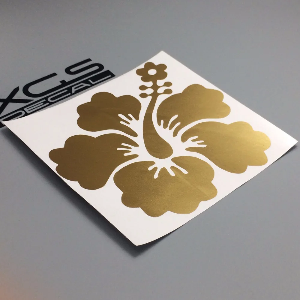 XGS DECAL Car decals flower 13 x 12.5 cm  car motorcycle truck ebike reflective waterproof  vinyl stickers