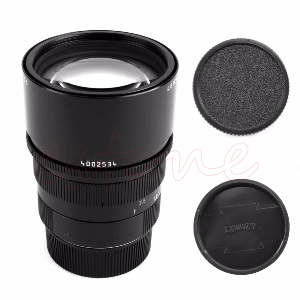 1  Pc Black Rear Lens Cap For M42 42mm Screw Mount